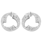 Load image into Gallery viewer, 925 Silver Open Circle Earrings | Women's Daily Wear Jewelry