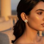 Load image into Gallery viewer, Silver Heart Stud Earrings for Women | Delicate Gift