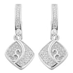 Load image into Gallery viewer, 925 Silver Diamond-Cut Drop Earrings for Women | Gift
