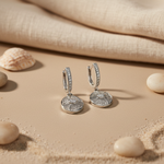 Load image into Gallery viewer, 925 Silver Floral Drop Earrings for Women | Dangle Earrings