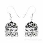 Load image into Gallery viewer, 925 Silver Jhumka Earrings for Women | Indian Jewelry Gift