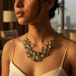Load image into Gallery viewer, 925 Silver Green Amethyst Necklace | Statement Jewelry for Women