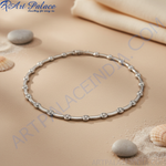 Load image into Gallery viewer, Silver Diamond Necklace for Women | Daily Wear Necklace