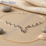 Load image into Gallery viewer, 925 Silver Garnet Necklace for Women | Daily Wear Jewelry