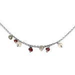 Load image into Gallery viewer, 925 Silver Gemstone Dangle Necklace for Women | Daily Wear