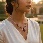 Load image into Gallery viewer, 925 Silver Carnelian Stone Necklace for Women | Gift Jewelry