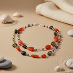 Load image into Gallery viewer, Multi-Gemstone Layered Necklace | Women's Fashion Jewelry
