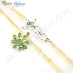 Load image into Gallery viewer, 925 Silver Peridot Necklace for Women | Gemstone Jewelry