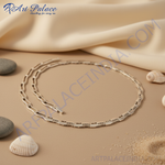 Load image into Gallery viewer, Silver Script Necklace for Women | Unique Design Jewelry