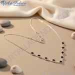 Load image into Gallery viewer, Silver Cubic Zirconia Chain Necklace for Women | Fashion Jewelry