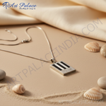 Load image into Gallery viewer, 925 Silver Mother of Pearl Pendant Necklace | YOU & ME Jewelry