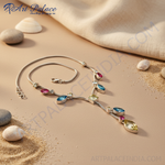 Load image into Gallery viewer, 925 Silver Gemstone Necklace for Women | Colorful Fashion Jewelry