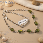 Load image into Gallery viewer, Silver Labradorite Necklace | Sterling Silver | Women's Jewelry