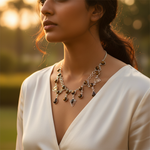 Load image into Gallery viewer, Tiger Eye Stone Necklace in 925 Silver for Women