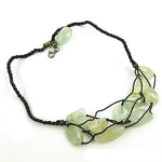 Load image into Gallery viewer, Jade Stone Beaded Necklace | Handmade Jewelry for Women