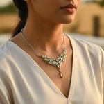 Load image into Gallery viewer, 925 Silver Gemstone Necklace for Women | Daily Wear Gift