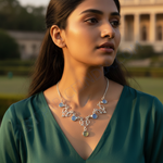 Load image into Gallery viewer, 925 Silver Chalcedony Necklace for Women | Gemstone Jewelry