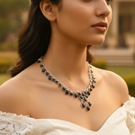 Load image into Gallery viewer, 925 Silver Garnet Necklace for Women | Gemstone Jewelry