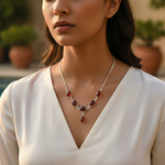 Load image into Gallery viewer, 925 Silver Carnelian Necklace for Women | Gemstone Jewelry