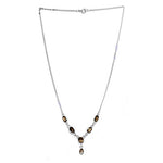 Load image into Gallery viewer, 925 Silver Smoky Quartz Necklace for Women | Gemstone Jewelry