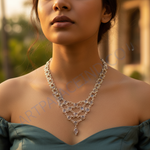 Load image into Gallery viewer, 925 Silver Moonstone Necklace for Women | Statement Jewelry