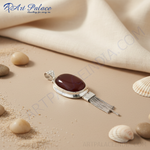 Load image into Gallery viewer, 925 Silver Red Carnelian Pendant for Women | Gemstone Jewelry