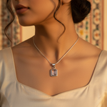 Load image into Gallery viewer, 925 Silver Gemstone Pendant for Women | Daily Wear Gift