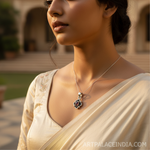 Load image into Gallery viewer, 925 Silver Garnet Pendant Necklace for Women | Gift Jewelry