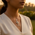 Load image into Gallery viewer, 925 Sterling Silver Citrine Pendant for Women | Gemstone Jewelry