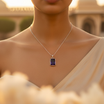 Load image into Gallery viewer, 925 Silver Black Onyx Pendant for Women | Gemstone Jewelry