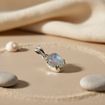 Load image into Gallery viewer, 925 Silver Moonstone Pendant for Women | Gemstone Jewelry