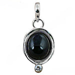 Load image into Gallery viewer, 925 Silver Black Onyx Pendant for Women | Gemstone Jewelry