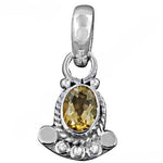 Load image into Gallery viewer, 925 Silver Citrine Pendant for Women | Gemstone Jewelry