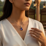 Load image into Gallery viewer, 925 Silver Iolite Pendant for Women | Gemstone Jewelry Gift
