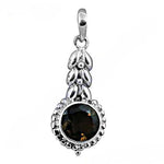 Load image into Gallery viewer, 925 Silver Smoky Quartz Pendant for Women | Gemstone Jewelry