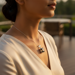 Load image into Gallery viewer, Smoky Quartz Pendant Necklace | 925 Silver | Women's Jewelry