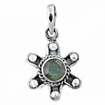 Load image into Gallery viewer, 925 Silver Labradorite Flower Pendant for Women | Gemstone Jewelry
