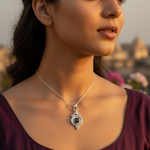 Load image into Gallery viewer, 925 Sterling Silver Garnet Pendant for Women | Gemstone Jewelry