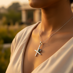 Load image into Gallery viewer, 925 Sterling Silver Black Onyx Pendant for Women | Gemstone Jewelry