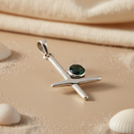Load image into Gallery viewer, 925 Sterling Silver Black Onyx Pendant for Women | Gemstone Jewelry