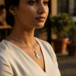 Load image into Gallery viewer, 925 Silver Leaf Pendant for Women | Elegant Silver Jewelry Gift