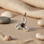 Load image into Gallery viewer, 925 Silver Garnet Pendant Necklace for Women | Daily Wear