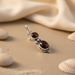 Load image into Gallery viewer, 925 Sterling Silver Garnet Pendant for Women | Gemstone Jewelry