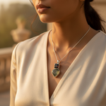 Load image into Gallery viewer, 925 Silver Gemstone Pendant for Women | Daily Wear Jewelry