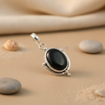 Load image into Gallery viewer, 925 Sterling Silver Onyx Pendant for Women | Gemstone Jewelry