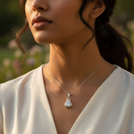 Load image into Gallery viewer, 925 Silver Cubic Zirconia Pendant for Women | Elegant Jewelry