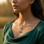 Load image into Gallery viewer, 925 Silver Amethyst Pendant Necklace | Women's Elegant Jewelry