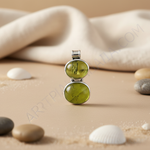 Load image into Gallery viewer, 925 Silver Peridot Pendant for Women | Green Gemstone Jewelry