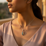 Load image into Gallery viewer, 925 Silver Labradorite Pendant for Women | Gemstone Jewelry