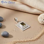 Load image into Gallery viewer, 925 Silver Tiger Eye Gemstone Pendant for Women | Fashion Jewelry